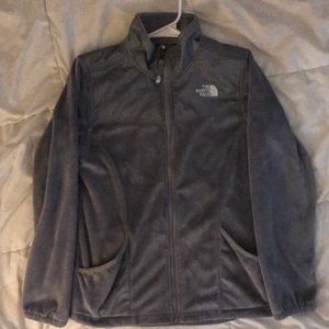 Grey North Face jacket